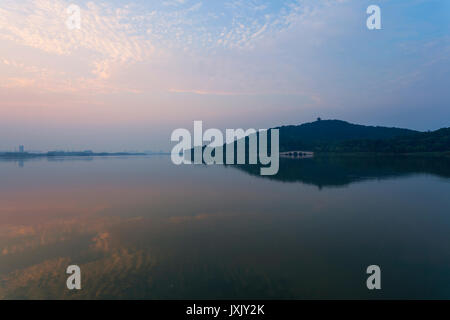 Lihu Seenlandschaft von Wuxi, Provinz Jiangsu, China Stockfoto
