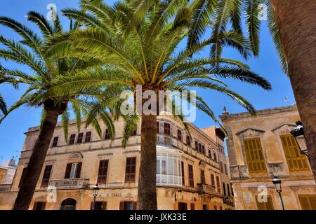 Altstadt von Ciutadella menorca Menorca Stockfoto