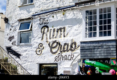 Ausblick Um die Kornische Küstenort St Ives Cornwall England Großbritannien Stockfoto