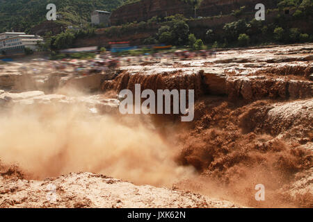 Hukou Wasserfall des Flusses Huang He, Provinz Shanxi, China Stockfoto