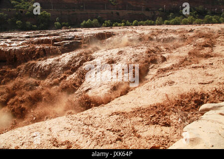 Hukou Wasserfall des Flusses Huang He, Provinz Shanxi, China Stockfoto