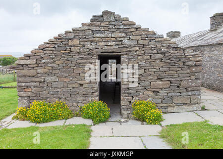 Außerhalb der externen Ansicht von corrigall Farm Museum, Orkney Schottland Großbritannien Stockfoto