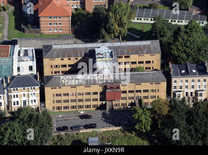 Luftaufnahme der Hausbesetzer H Block in Windsor, Kings College, London Stockfoto