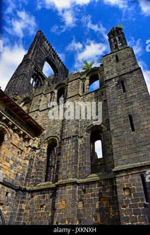 Kirkstall Abbey. Abbey Road, Leeds, Yorkshire, England, Vereinigtes Königreich, Europa. Stockfoto