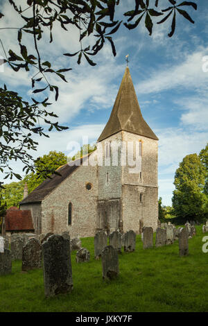 Der hl. Johannes der Täufer Kirche in Findon Village, West Sussex, England. Stockfoto