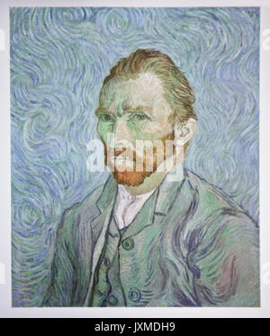 Vincent van Gogh self portrait 1889 Stockfoto