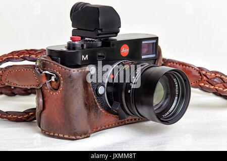 Leica M240 Kamera. High end moderne Digitalkamera. Stockfoto