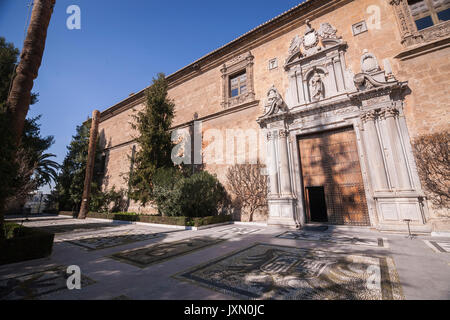 Rektorat der Universität von Granada, alte Royal Hospital, die Arbeit des 16. Jahrhunderts, Granada, Andalusien, Spanien Stockfoto