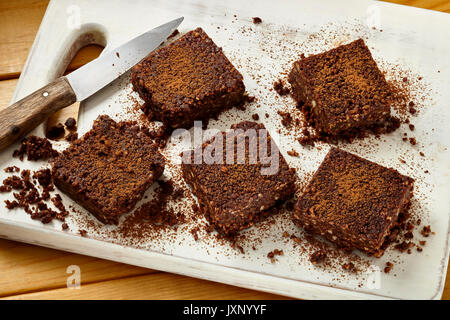 Keine backen Brownies Stockfoto