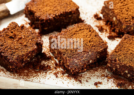 Keine backen Brownies Stockfoto