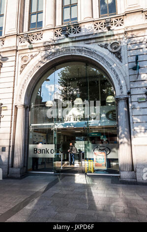 Bank von Irland in der O'Connell Street, Dublin. Irland Stockfoto