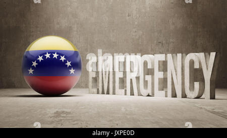 Venezuela hohe Auflösung Notfallkonzept Stockfoto