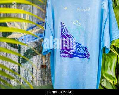 Craft Hawaiian shirt auf Anzeige auf Kauai Stockfoto
