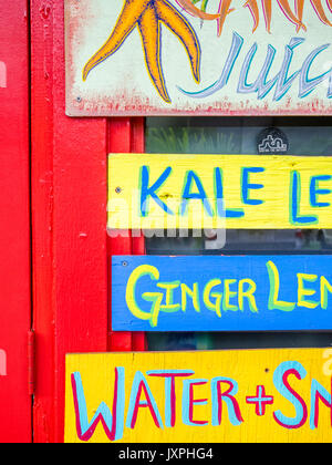 Store in Hanalei auf Kauai Produzieren Stockfoto