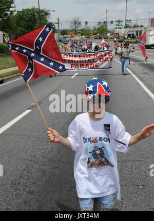 Marietta, GA, USA. 26 Apr, 2008. Confederate Memorial Day Parade in Marietta ga Credit: Robin Rayne Nelson/ZUMA Draht/Alamy leben Nachrichten Stockfoto