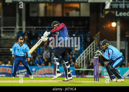 Leeds, Großbritannien. 17 Aug, 2017. Während der Yorkshire Wikinger v Northamptonshire Steelbacks im Headingley auf 20170817 August 2017. Quelle: SB Sport Fotografie/Alamy leben Nachrichten Stockfoto