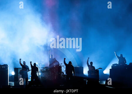 MADRID - 24.Juni: Propheten der Wut (Musik Band) im Konzert an Download (Heavy Metal Musik Festival) am 24. Juni 2016 in Madrid, Spanien. Stockfoto