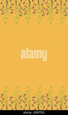 Aquarell Flower Background Vektor Stock Vektor