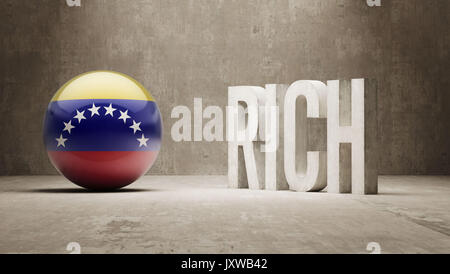 Venezuela hohe Auflösung reichen Konzept Stockfoto