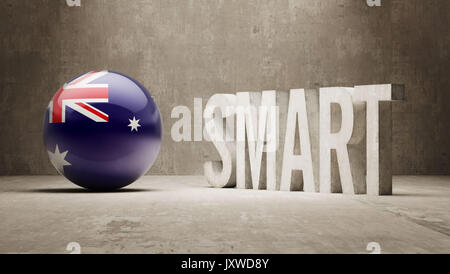 Australien hohe Auflösung Smart Concept Stockfoto