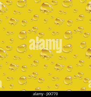 Tropfen Bier nahtlose Hintergrund. Stock Vektor