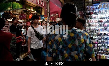 Chinatown Bangkok Gasse Sampaeng Lane ist die beste Soi für Shopping in Thailand Stockfoto