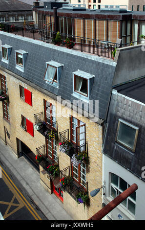 Die Außenseite des Molesworth Court Luxury Serviced Apartments, Dublin 2, Irland Stockfoto
