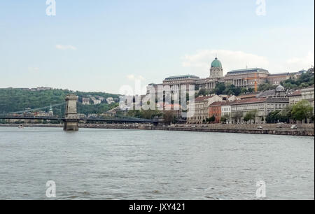 Panoramicl Blick auf Budapest, die Hauptstadt Ungarns Stockfoto