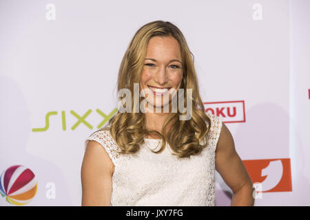 Prominente Teilnehmer der Pro7Sat1 Pressekonferenz 2017 im Cinemaxx mit: Christine Theiss Wo: Hamburg, Deutschland Wann: 17 Aug 2017 Quelle: Schultz-Coulon/WENN.com Stockfoto