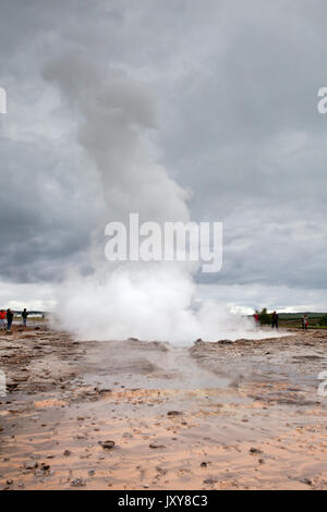Strokkur Geysir Stockfoto