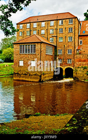 Alte Cornmill, Stamford Bridge, East Riding Yorkshire Stockfoto