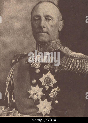 Portrait von Sir John rushworth Jellicoe, Britischer Admiral der Flotte in Uniform. Stockfoto