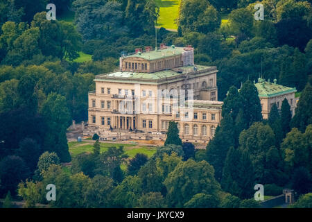 Die Villa Hügel mit Alfried Krupp von Bohlen und Halbach Stiftung, Landsitz des Industriellen Alfred Krupp aus dem 19. Jahrhundert mit kunstvollen Zimmer ein Stockfoto