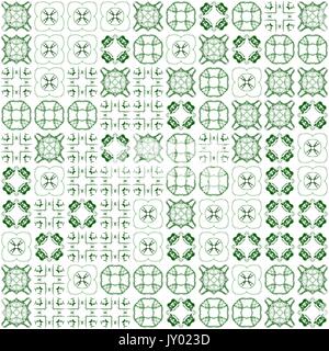 Abstract grunge grüne Textur auf weißem Hintergrund. Rauhe Geräusche Design. Chaotisch medium fraktale Muster gelegt. Stockfoto
