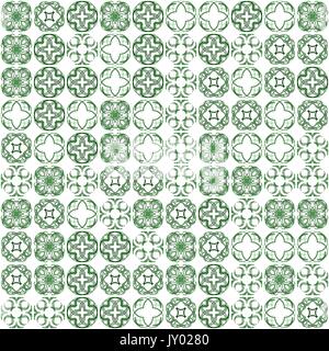 Abstract grunge grüne Textur auf weißem Hintergrund. Rauhe Geräusche Design. Chaotisch medium fraktale Muster gelegt. Stockfoto