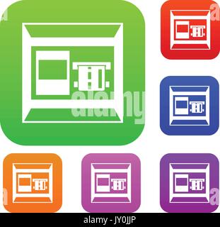 ATM Sammlung Stock Vektor