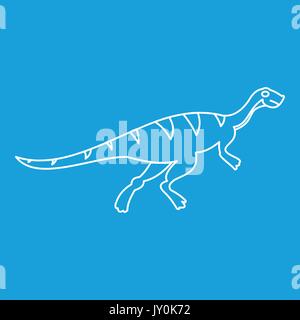 Gallimimus Symbol, outline Style Stock Vektor