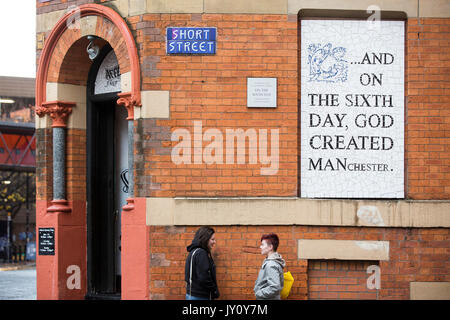 Afflecks Palace in Manchester City Zentrum für alternative Musik und Kleidung einkaufen. Foto von Fabio De Paola Stockfoto