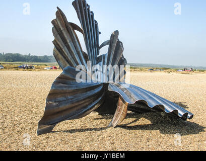 SHELL SKULPTUR VON MAGGI HAMBLING. Stockfoto