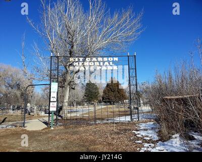 Kit Carson Haus und Museum, New Mexico Stockfoto