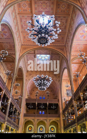 Dohany Straße Große Synagoge, Budapest, Ungarn Stockfoto