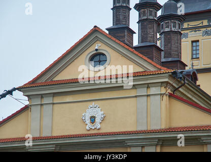 Neswizh Schloss World Heritage Site.July 1, 2017. Radziwill Burg in Neswizh, Weißrussland Stockfoto