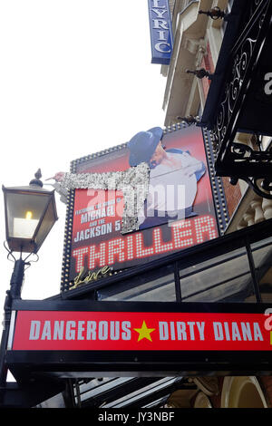 Michael Jackson's Thriller im Lyric Theatre in Shaftesbury Avenue, im Londoner West End Stockfoto