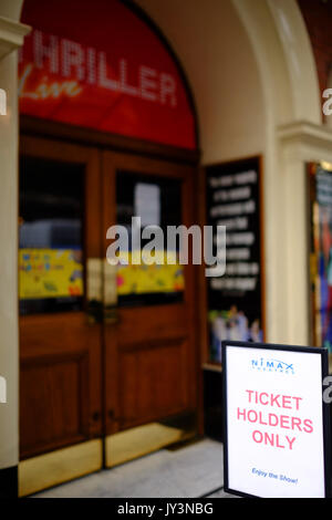 Michael Jackson's Thriller im Lyric Theatre in Shaftesbury Avenue, im Londoner West End Stockfoto