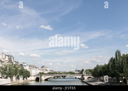 La Seine in Paris Frankreich Stockfoto