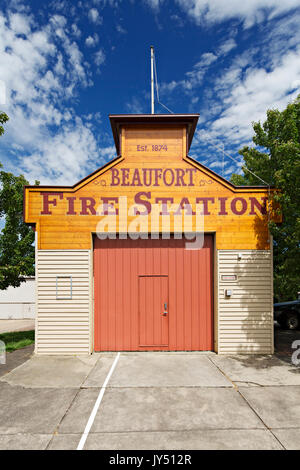 Die Beaufort Feuerwache in Beaufort Victoria Australien. Stockfoto