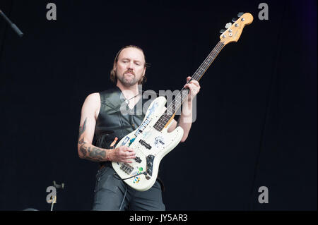 Moonlandingz an bluedot Festival 7. Juli 2017 Stockfoto