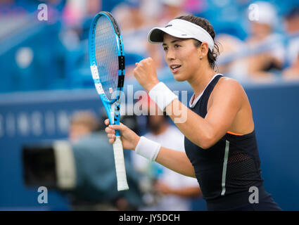 Cincinnati, USA. 17 August, 2017. Muguruza garbine Spaniens im Jahr 2017 Western & Southern Öffnen WTA Premier 5 Tennis Turnier © Jimmie 48 Fotografie/Alamy leben Nachrichten Stockfoto