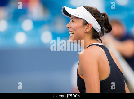 Cincinnati, USA. 17 August, 2017. Muguruza garbine Spaniens im Jahr 2017 Western & Southern Öffnen WTA Premier 5 Tennis Turnier © Jimmie 48 Fotografie/Alamy leben Nachrichten Stockfoto