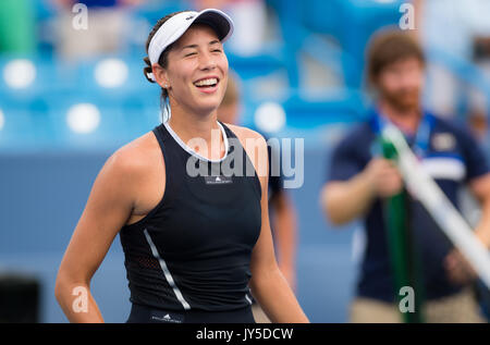 Cincinnati, USA. 17 August, 2017. Muguruza garbine Spaniens im Jahr 2017 Western & Southern Öffnen WTA Premier 5 Tennis Turnier © Jimmie 48 Fotografie/Alamy leben Nachrichten Stockfoto